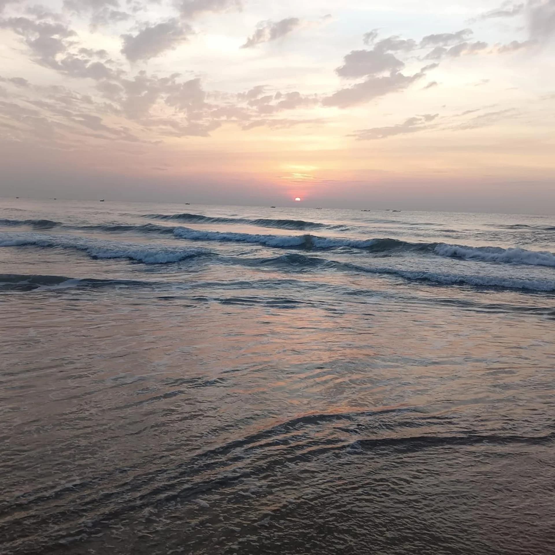 Le'SAP Beach Resort at sunset, Serenity Beach, Pondicherry